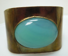 S916 Vintage Wide Copper Color Modernist Cuff Bracelet Gifts For Hervalentine