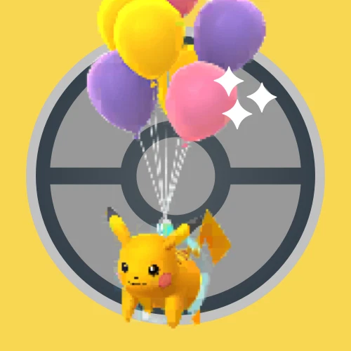 ✨Shiny Pikachu (Flying Purple Balloons Singapore) (#025) - Pokémon GO✨ - Image 1 of 1