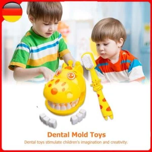 Cartoon Dental Modell Graffie Zahnbürste Modell Set Abnehmbare Zahnarzt Rollensp - Bild 1 von 8