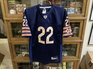 Matt Forte #22 Chicago Bears Reebok Onfield SEWN Navy Jersey SZ Youth L - Cool - Picture 1 of 16