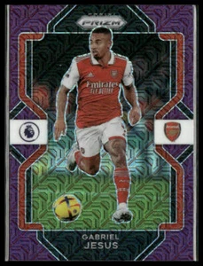 Gabriel Jesus #208 2022-23 Panini Prizm Premier League Purple Mojo Arsenal FC - Bild 1 von 2