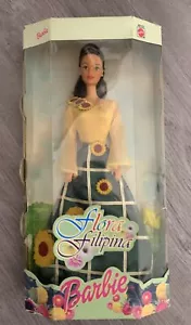 Flora Filipina Barbie Brunette Yellow shirt & Green Skirt Mattel #48152 - Picture 1 of 7