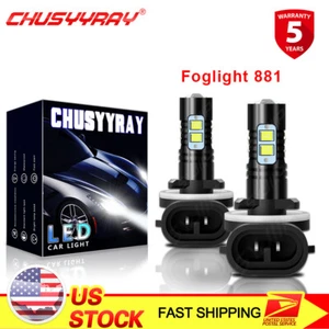 881 894 889 886 LED Fog Light Driving Bulbs DRL 6000K White High Power G - Picture 1 of 12