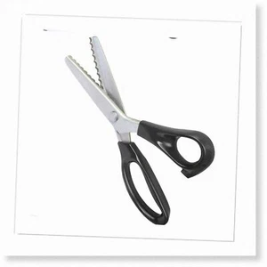 Comfort Grip Dressmaking Sewing Scissors - Professional Stainless Steel Pinking - Picture 1 of 7