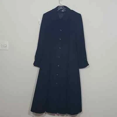 Woolrich Wool Blend Vintage Button Down Long Coat Women's Size 10 - Image 1 of 4