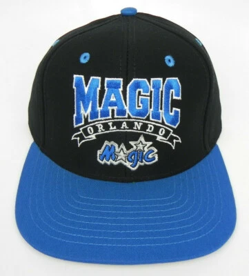 ORLANDO MAGIC NBA VINTAGE SNAPBACK RETRO FLAT BILL 2-TONE CAP HAT NEW! BANNER - Image 1 of 4