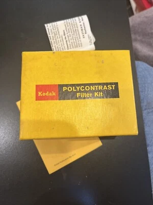 Vintage Kodak Polycontrast Filter Kit. 7 Filters. Model A. In Original Box - Image 1 of 4