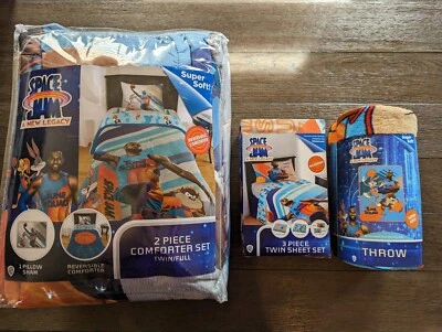 Space Jam A New Legacy LeBron James Reversible Comforter Set Twin/ Full SET - Image 1 of 4