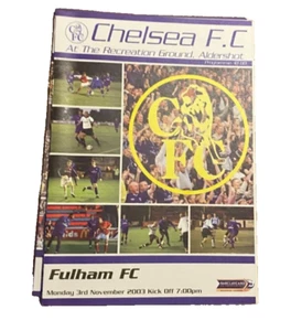 CHELSEA RESERVES V FULHAM RESERVES - 3/11/2003 - Picture 1 of 1
