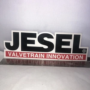 JESEL Valvetrain Red/Black Auto Racing Bumper Sticker/Decal 3.5" x 10” - Picture 1 of 1