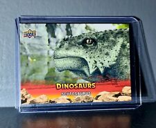 2015 Upper Deck Dinosaurs Scutosaurus Extinction Red Parallel #99 Card