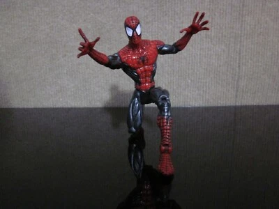 Spiderman Action Figure Sneak Attack  Toy Biz 1997 Marvel Black Red - Image 1 of 4