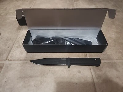 Cuchillo fijo carbono COLD STEEL SRK SK5 10 3/4" total Foto 1 de 3