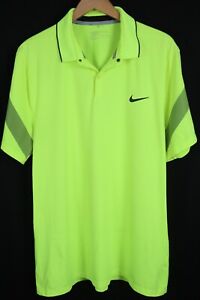 2016 Nike Men's MM Fly Framing Commander Golf Polo Shirt 746074 sz XXL Neon