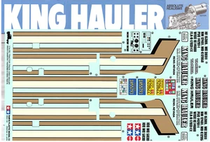 1/14 Tamiya King Hauler LKW 56301, Aufkleber und Anleitung - Bild 1 von 3