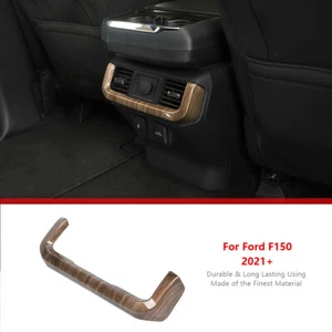 Rear Air Conditioner Vent Outlet Cover Trim Bezel For Ford F150 2021+ Wood Grain - Picture 1 of 10