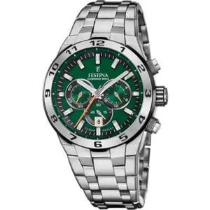 Festina Chrono Bike F206702 Mens Stainless Steel Analog Dial Quartz Watch 44.5mm - Picture 1 of 4