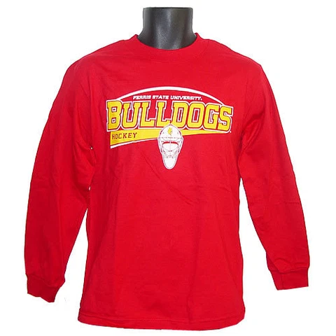 Ferris State Bulldogs Hockey CI Sport Titan Cardinal Longsleeve T-Shirt - Medium Cover