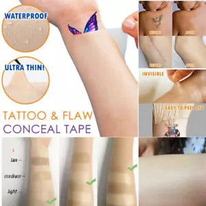 Flaw Hide Tape Birthmark Scar Acne Tattoo Cover Up Concealing Hide Stickers - Picture 1 of 12