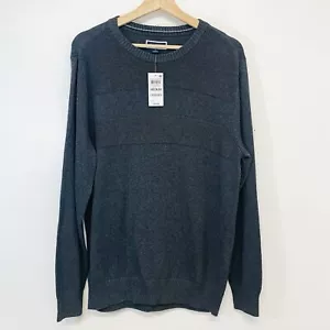 Maglione uomo Club Room girocollo medio 100% cotone casual lavoro viaggio NUOVO - Foto 1 di 10
