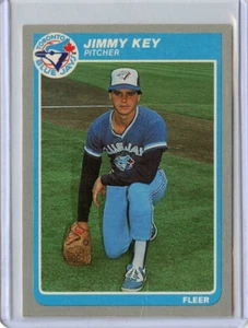 1985 Fleer Jimmy Key Toronto Blue Jays RC #110 ⭐️💥🎯 VG+ - Picture 1 of 2