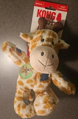 Nudos de jirafa Kong, med/Lg, juguete para perro Foto 1 de 2