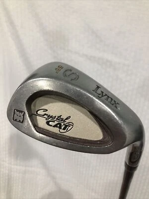 Lynx Crystal Cat 56 Deg SW Sand Wedge Iron Women’s Ladies RH Graphite Shaft 34.5 - Image 1 of 4