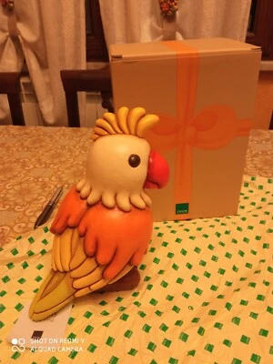 Bellissimo Pappagallo Max della  Thun cm 20. Nuovo con scatolo e cert. di gar. - Immagine 1 di 4