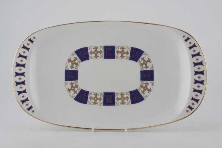 Spode - Persia - Royal Blue - Y8085 - Sandwich Tray - 119104G - Image 1 of 1