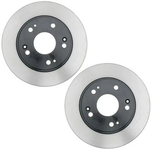 Pair Set 2 Rear Coated Disc Brake Rotors 260mm ACDelco For Acura CSX Honda Civic - Picture 1 of 1