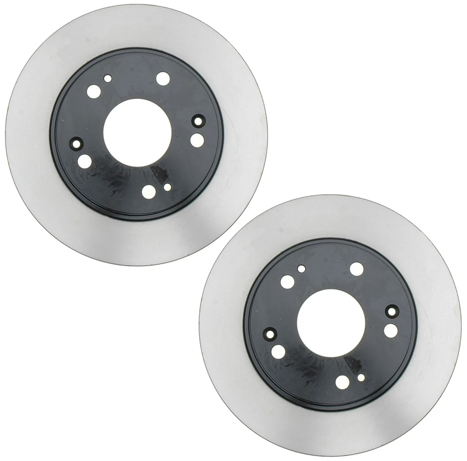 Juego de 2 rotores de freno de disco recubiertos traseros 260 mm ACDelco para Acura CSX Honda Civic Foto 1 de 1