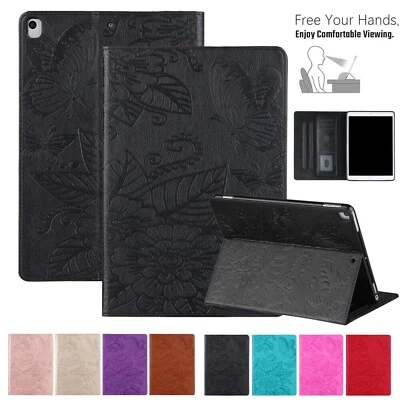 For iPad 9th 8th 7th 6th 5th Generation PU Leather Flip Pattern Stand Case Cover - Image 1 of 4