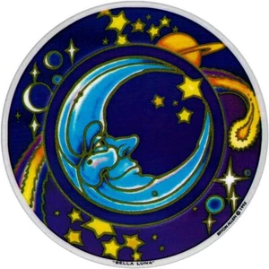 Mandala Arts Window Sticker Double Sided: Bella Luna 11.7cm - Picture 1 of 1