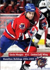 2004-05 Hamilton Bulldogs #21 Gavin Morgan