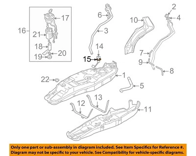 MITSUBISHI OEM 03-06 Montero 3.8L-V6 Sistema de Combustible-Junta Calibre Tanque MB382513 Foto 1 de 2