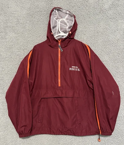 Red Oak Sportswear Jacket Women's Medium Virginia Tech Hokies Maroon *STAIN Cover
