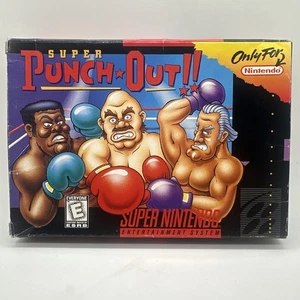 Super Punch-Out Super Nintendo SNES Original Box & Manual - Picture 1 of 10