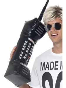 Smiffys Inflatable Retro Mobile Phone 90's Halloween Costume Accessory 35263 - Picture 1 of 3