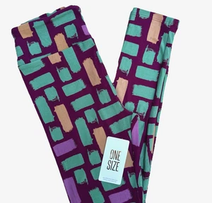 NEU OS Lularoe Leggings One Size (Gr. 2-10) Geometrisch Butterweich Stretch - Bild 1 von 13