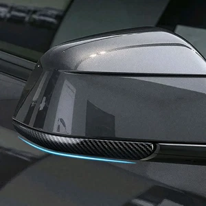 1 par de pegatinas de moldura de tira anticolisión espejo retrovisor coche para Tesla modelo 3 Y - Imagen 1 de 13