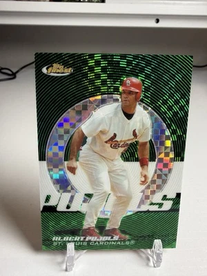 Albert Pujols 2005 Topps Finest Green Xfractor SP /50 #5 - Image 1 of 4