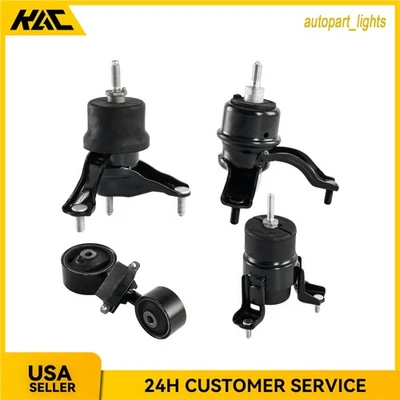 Suportes de motor 4 peças compatíveis com Toyota Camry 2002-2006 Toyota Solara 2.4L 2004-2006 9211 - Imagem 1 de 4