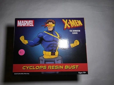 Marvel Animado X-Men Busto de Cíclope Estatua Diamante Seleccionar Juguetes - Gigante Suave Foto 1 de 3