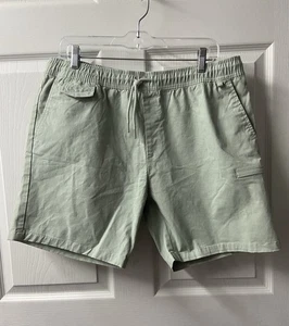 Bottoms Lab Mens Xtra Large Green Shorts Outdoors Zippered Pockets Coin Pocket - Picture 1 of 8