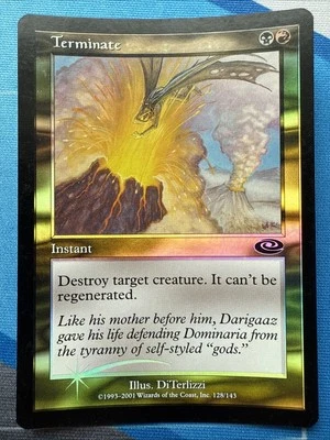 2001 MTG RARE FOIL Terminate -Planeshift 128/143 - Image 1 of 4