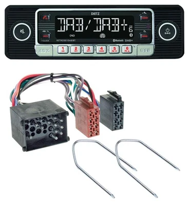 Dietz USB DAB MP3 Bluetooth Autoradio für BMW 3er E30 E36 87-00 5er E34 88-96 - Bild 1 von 4