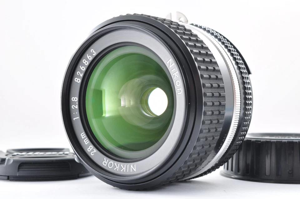 Lente gran angular SIC Nikon Ai-S Nikkor 28 mm f/2,8 AIS S/N 826xxx MF JAPÓN N COMO NUEVO Foto 1 de 4