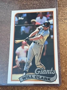 Colección Topps Baseball Talk 1989/LJN Toys # 47 Will Clark - Imagen 1 de 2