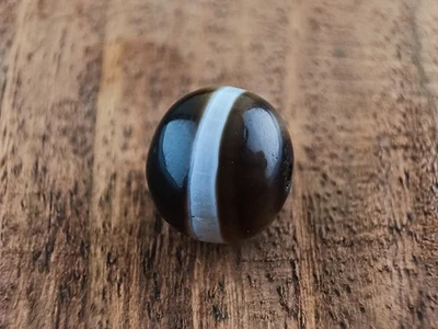 2000+ AÑOS ANTIGUO ANTIGUO INDO TIBETANO SOLOMAN CUENTAS DE ÁGATA CON BANDAS 10,78 mm Foto 1 de 4