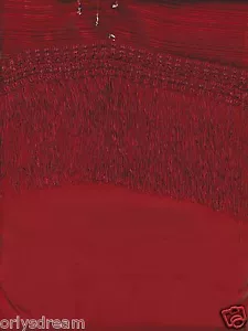 New Elegant Curtain /Drape Set + Valance + Backing + Tie Backs "Angela" BURGUNDY - Picture 1 of 3